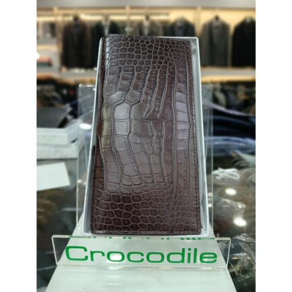 Crocodile Men's Crocodile Savezone 05 Natural Leather Long Wallet A8PL9005/88 (30579608)