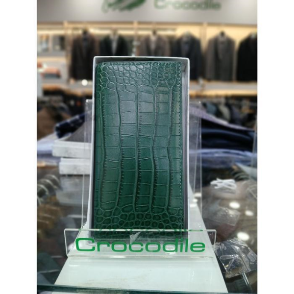 Crocodile Men's Crocodile Save Zone 05 Natural Leather Long Wallet Men A8PL9005/45 (30851286)