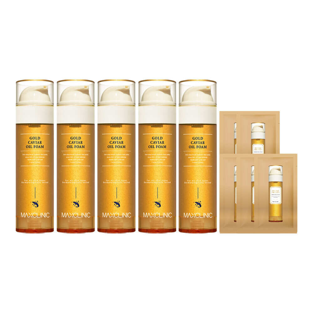 MaxClinic Oil Foam Cleanser Gold Caviar Large 110g 5+5 samples