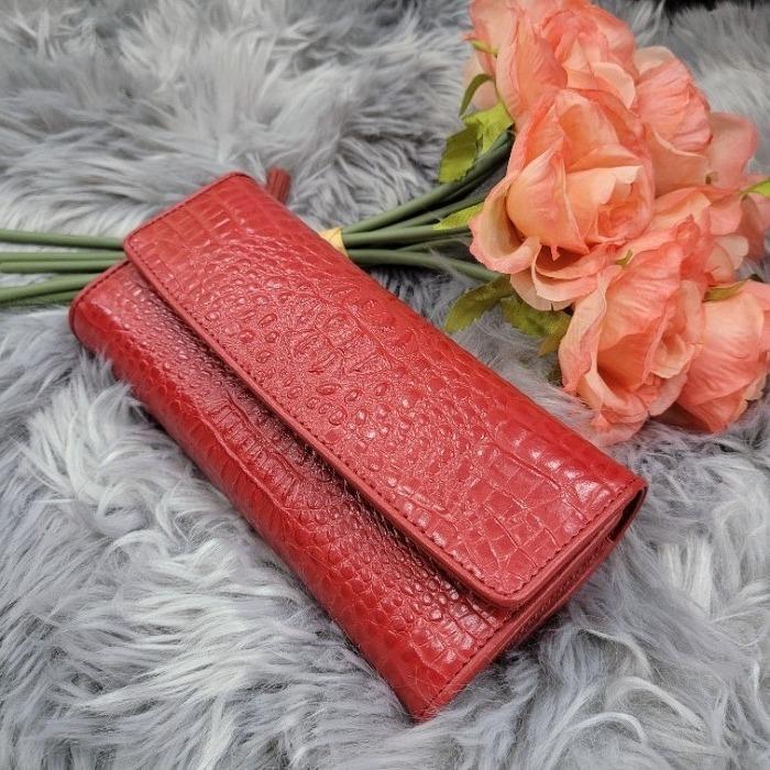 Elegance M Department Store Women's Crocodile Embossed Clutch BIFW04A-R (48164639)