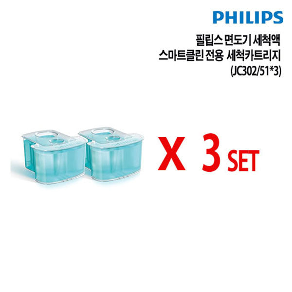 Philips Mach3 SmartClean Cartridge 6pack JC302 3set