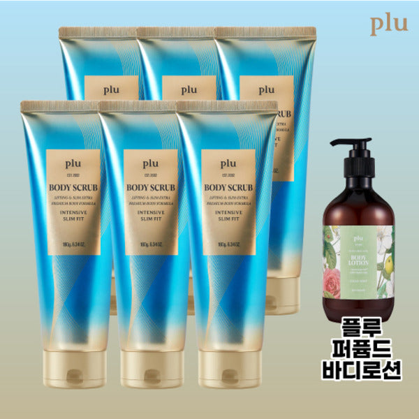 Flu SlimFit Bodyscrub 180g x 6 + PerfumedBodyLotion 500g