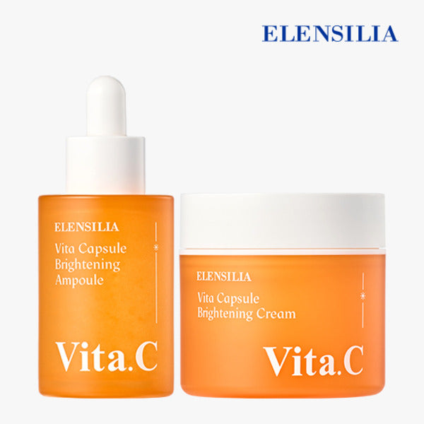 EllenSilia Vita Capsule Brightening Bleaching Set (30ml Ampoule 1pc + 50ml Cream 1pc)