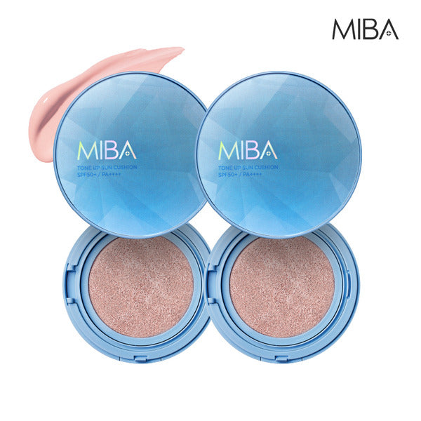Mibea Ion Calciumカラミン Tone-Up Cushion (1 main + 2 refills)