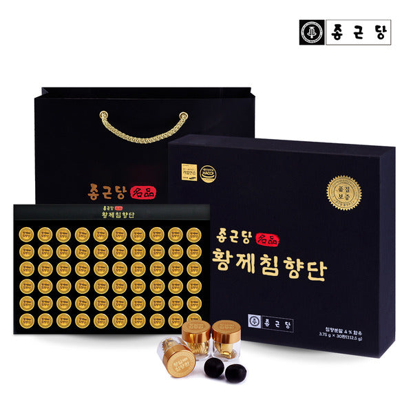 Jonggeundang Emperor Incense Pill 60 tablets 1 set shopping bag gift