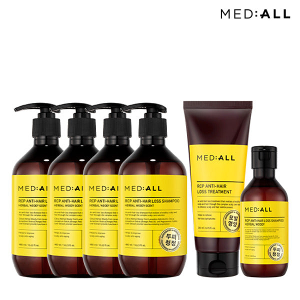 WoodHarbor Mediol Scalp Cleansing Shampoo (480ml + 100ml) Treatment 200ml