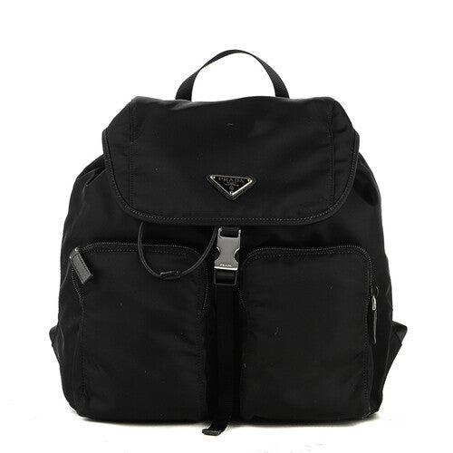 Prada Women's Triangle Logo Backpack 1BZ005 ZOT F0002 630805