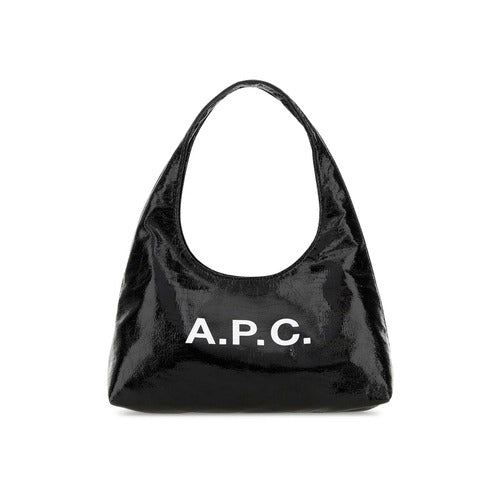 Apese 26SS Baby Ninon Shoulder Bag Black PU ACC F67027 LZZ630829