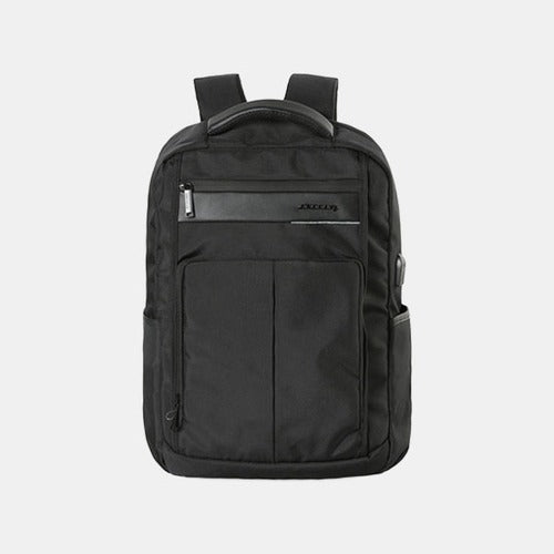 Billiverse Men's Simple Black Sport Student Backpack BJE289630845