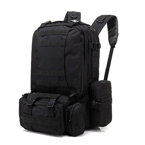 Billybus Men's Daily Black Travel Hiking Large Capacity Backpack BJI164630845