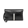 BillyBus men's daily black natural leather clutch bag wallets BJI220630845