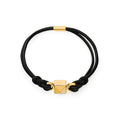 Edit Shop Uncommon Label [Valentino] Valentino Bracelet 4Y2J0R50 CPV 0NO Lock Stud Leather Men's Bra