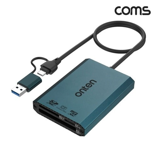 High-Quality 3-in-1 Credit Card Reader CF SD TF(Micro SD) USB 3.2 Gen1 5Gbps tf Card Reader C-Type W