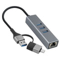 [COMS] High-Quality Portable USB C Hub Ethernet Multi MacBook 3.0 USBC Hub USB Multi Hub Laptop Mult