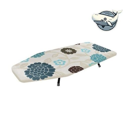 SK Stoa High Quality Floral Pattern Folding Ironing Board Space Saving Large Wooden Ironing Board Fl