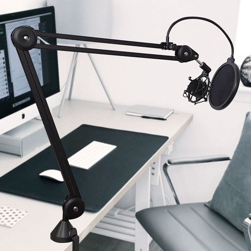 SK Storea guitar high-quality clamp stand black premium microphone full set broadcasting equipment m