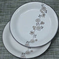 SK Storea guitar high-quality round side dish 2P 28cm porcelain ware plum plate porcelain plate side