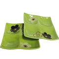 SK Storea Gigata High-Quality Source Ball 4-Hole Ceramic Side Dish Share Plate 22cm 2P Cold Dish 4-C