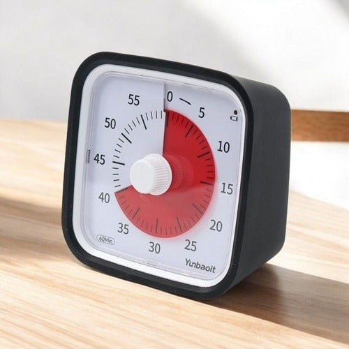 SK Stoa Guitar High-Quality Analog Silent Study Dial Timer Cooking Stopwatch Black Analog Timer Kitc