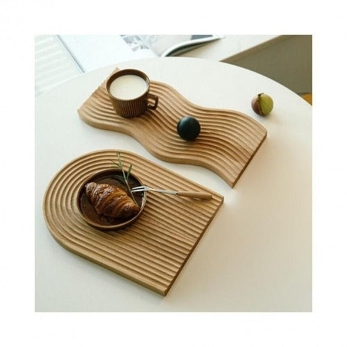 SK Stoaa acoustic high-quality wooden dessert plate snack serving tray vintage tray antique tray dec
