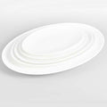 SK Stoa guitar high-quality oval porcelain plate for restaurant side dishes sharing dish fish dish W