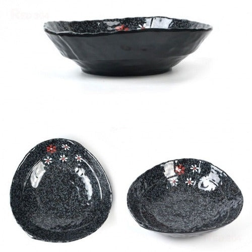 SK Stoar Guitar High-Quality Melamine Dining Salad Dessert Plates Cold Appetizer Place Settings Tabl