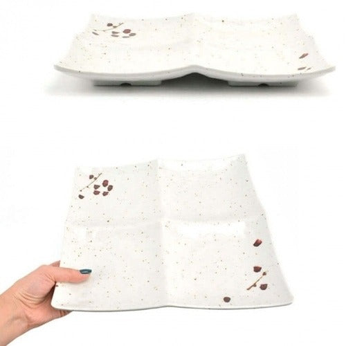 SK Storea Giganta High-quality Melamine Dinner Plate Small Side Dishes Tableware Han-Style Wrapping 