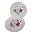 SK Storea Guita High-Quality Ceramic Tableware Flower Pattern Dish Side Dish Ceramic Dish Round Dish