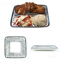 SK Storea Guita High-Quality Ceramic Tempura Side Salad Dessert Plate Skิดia Porcelain Dish Donkatsu