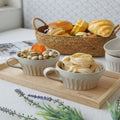 SK StoreA Guitar High-Quality Lotus Design Soup Tableware Cup Pretty Plate Soup Bowl Dessert Plate S