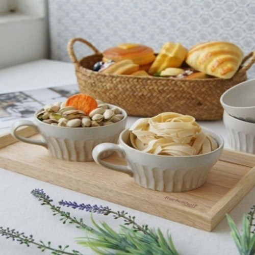 SK StoreA Guitar High-Quality Lotus Design Soup Tableware Cup Pretty Plate Soup Bowl Dessert Plate S