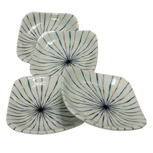 SK StoreA Acoustic High-quality Sharing Round 14cm 4p Front Plate Ceramic Front Plate Sharing Plate 