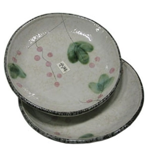 SK Storea Guitar High-quality plate dish Plum Porcelain Round 2p Side Dishes 27cm Bowl Chilled Dishe