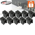 SK StoreA Gibson High-quality cable LAN Netmate Black 10 RJ45 2001B Lock Computer security Security 