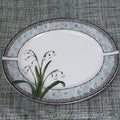 SK StoreAudio Guitar High-quality 35cm Porcelain Wedgwood Plating Dessert Oval Plate Dinner Plate Pr