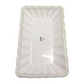 SK Store Guitar High-Quality Rectangular Plate 30cm Teanie Blanc 1P Dish Pasta Plate Pretty Bowl Bru