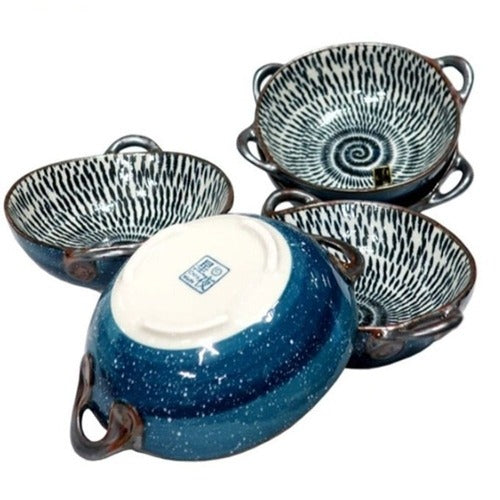 SK Storage Acoustic 13.5cm Covered Side Dish Plating Plate 5P Ceramic Shared Dish Side Dish Ceramic 