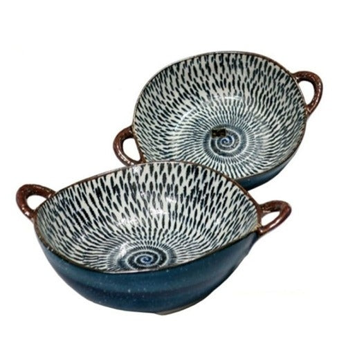 SK Storea guitar high-quality ceramic plate 2P 18cm shared dish side dishware ceramic bowl sharing d