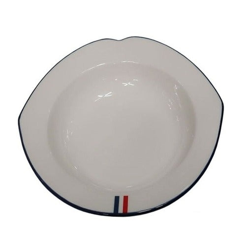 SK Stoa Gibson High-Quality 24cm Round Plating Pasta Bowl Pasta Plate Spaghetti Plate WFLXEBV635312
