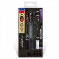 SK Storea Guitar High-Quality All-In-One MultiPen Gift Set Black Ballpoint Pen Set for New Semester 