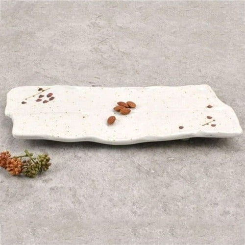 SK Stoa Fiddle High-Quality Melamine Fish Serving Dishes Pretty Plate WFM3EB6635312
