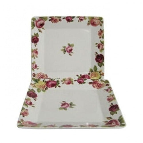 SK Storea Guitara High-quality Snowflake Pattern Ceramic Tableware Soup Plate Share Plate Ceramic Bo