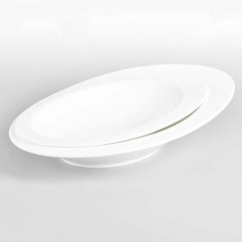 SK Storea guitar high-quality oval salad plate cafe omelette plating bowl soup dish buffet dish unba
