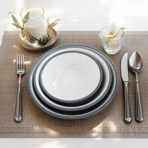 SK Storea Guitar High-quality Round Melamine Tableware Coup Multi-purpose Dishes Commercial Plate Tw