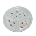 SK Stoai Guitar High-quality 3-section side dish serving plate tableware ceramic plate dish set rect