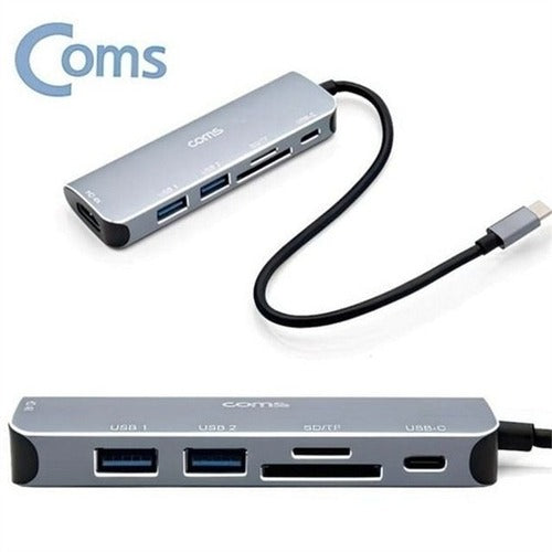 SK Storea Guitar High-Quality C-Type Multi-Hub Docking Station 6in1 Multi-Port Portable Notebook Exp