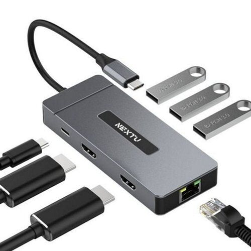 SK스토아기타 고품질 멀티포트 C 타입 멀티 허브 도킹스테이션 USB C타입멀티허브 USBC타입허브 WFOEHUG635312
