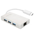 SK Store Guitar High-Quality Multi C-Type Hub Adapter USB-C 3.0 Laptop C-Type Hub C-Type LAN Card US