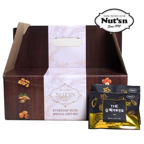 SK Store Guitar High-Quality Nuts & Daily Nuts Gift Set - Super Haru Hanjum 50 Packs Almond Brazil N
