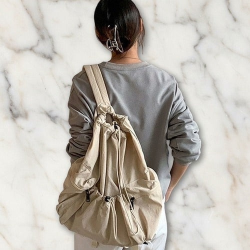 New Fashion Lightweight Nylon Pocket Backpack CCB4212 Woman's Version